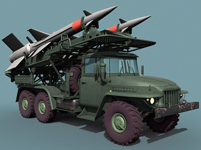 ural sa-3 loader 3d model - Ural-375/SA-3 loader.zip by Alex Kontz